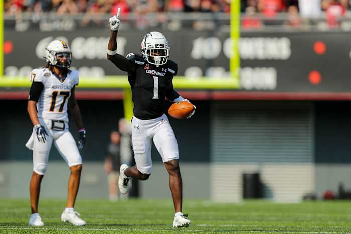 Ahmad "Sauce" Gardner never gave up a touchdown while playing for Cincinnati.